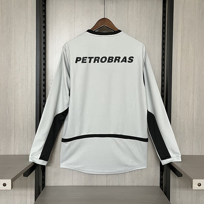 Camisa CRF 02/03 Goleiro Cinza - Versão Retrô Manga Longa | FutMantos