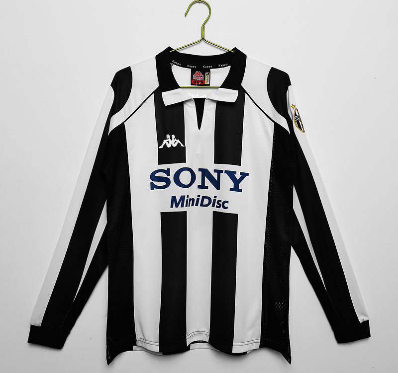 Camisa Manga Longa Juventus 1997/1998 - Preta/Branca | Futmantos