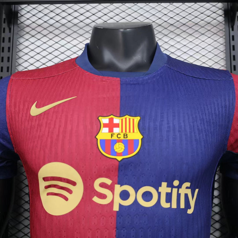 Camisa Barcelona I 24/25 - Jogador Nike Masculina - Azul e vermelha | Futmantos