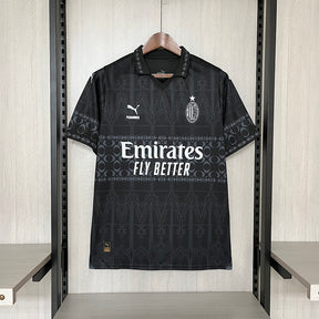 Camisa Milan X Pleasures IV 23/24 - Preto | Futmantos
