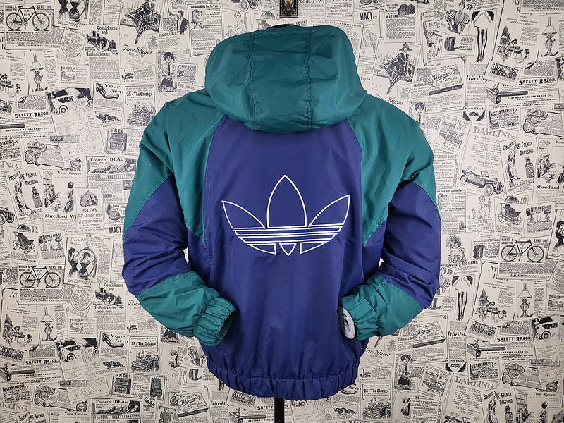 Corta Vento Adidas - Azul/Verde