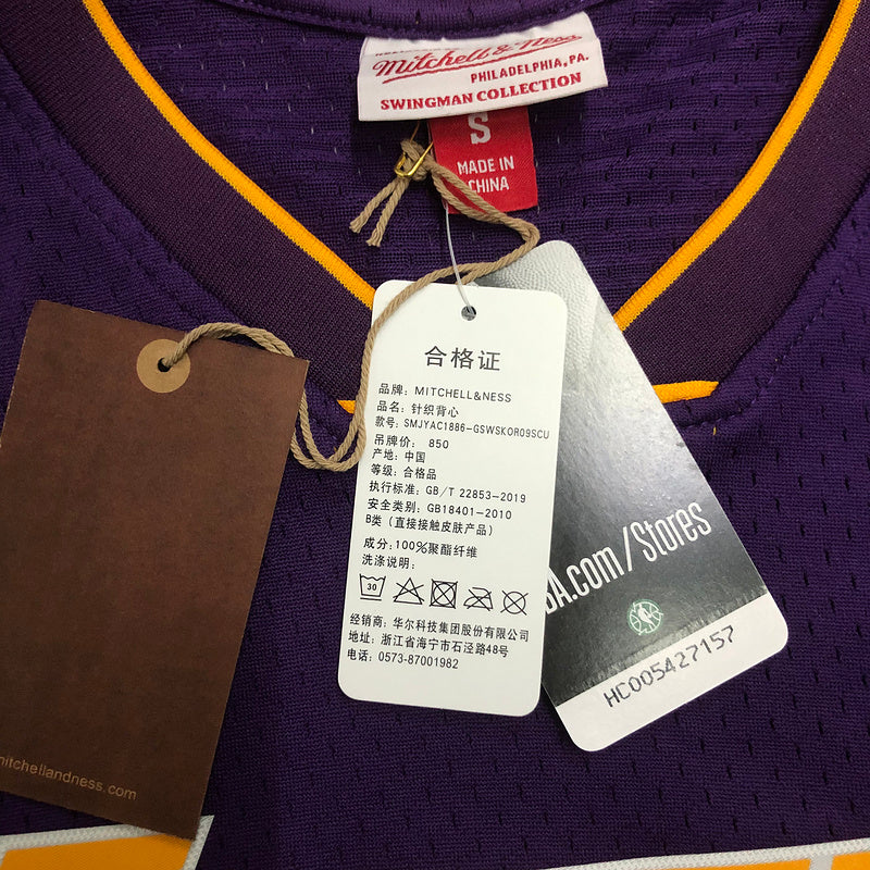 NBA Regata Los Angeles Lakers Masculina - Roxa Bryant