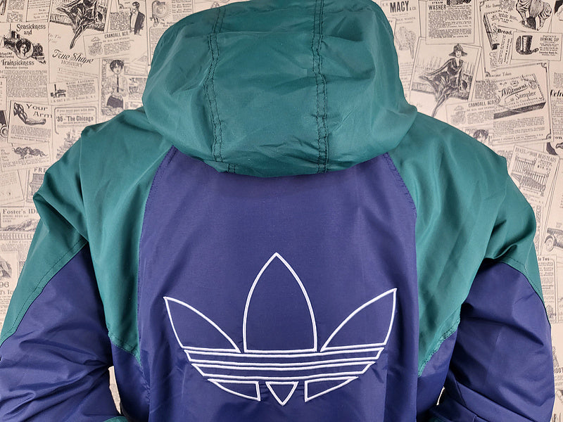 Corta Vento Adidas - Azul/Verde