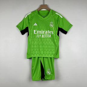 Kit Infantil Real Madrid 2023/24 - Goleiro | Futmantos