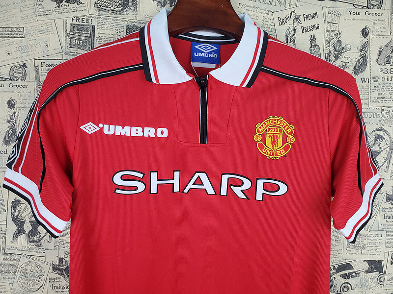 Camisa Manchester United I Retrô 1998/99 Umbro - Vermelho | Futmantos