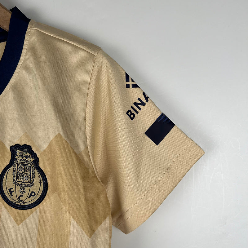 Kit Infantil FC Porto 23/24 New Balance - Dourado | Futmantos