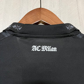 Camisa Milan X Pleasures IV 23/24 - Preto | Futmantos