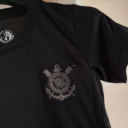 Camisa Corinthians 24/25 - Preta Feminina | Futmantos