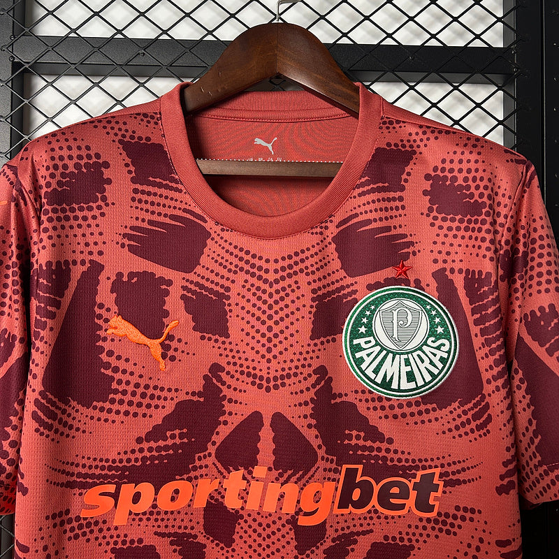 Camisa Palmeiras Goleira Vermelha 25/26 - Super Mundial | Futmantos