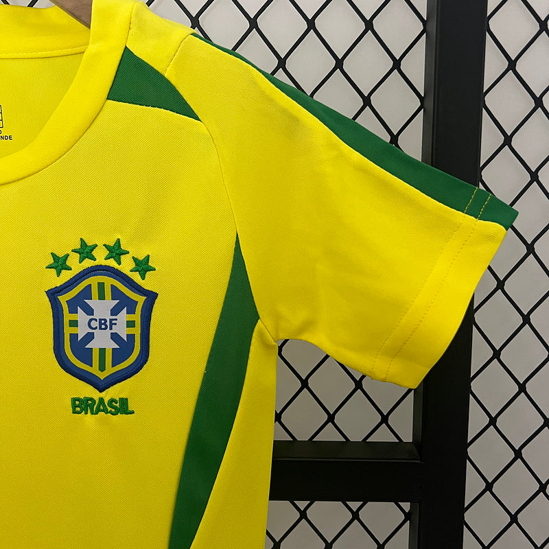 Kit Infantil Brasil 2002 Retrô | Futmantos