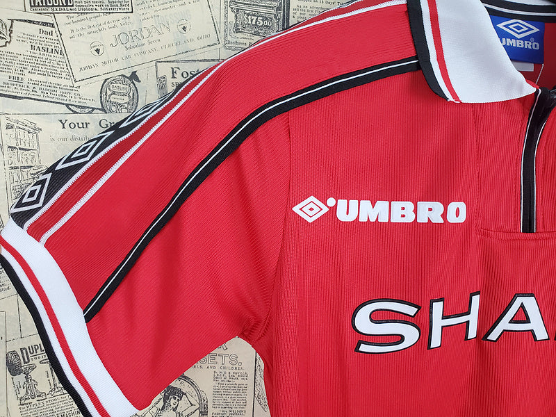 Camisa Manchester United I Retrô 1998/99 Umbro - Vermelho | Futmantos