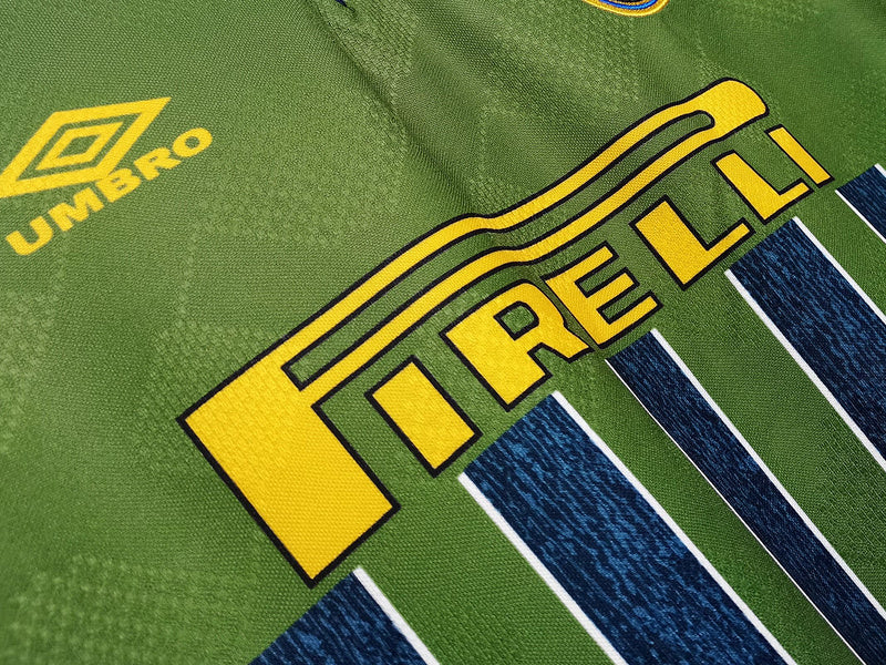 Camisa Inter de Milão Retrô 1995/1996 Cinza/Verde - Umbro | Futmantos