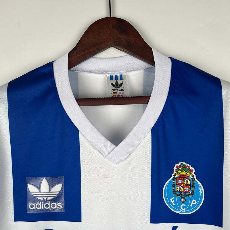 Camisa Retrô Porto I 90/93 - Modelo Torcedor - Branca e Azul | Futmantos