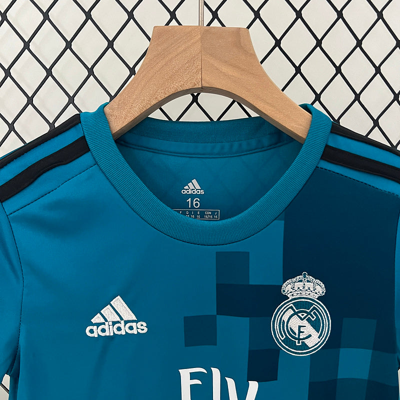 Kit Infantil Real Madrid III 2017/18 - Retrô | Futmantos