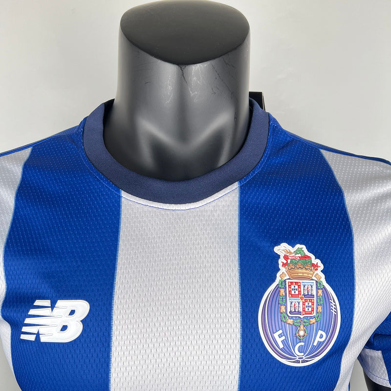 Camisa Porto I 23/24 Jogador- Branca e Azul  | Futmantos