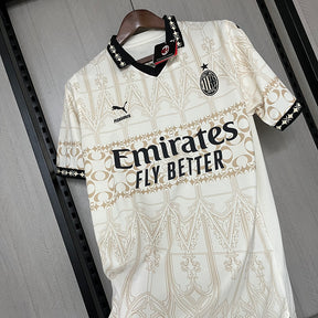 Camisa Milan X Pleasures IV 23/24 Puma - Branco | Futmantos