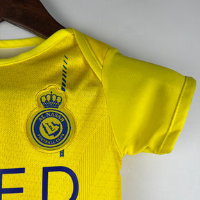 Body de Bebê Al-Nassr 23/24 - Amarelo | Futmantos