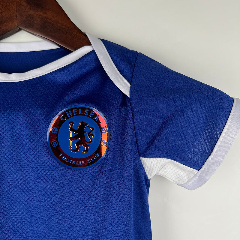 Body de Bebê Chelsea 23/24 - Azul | Futmantos