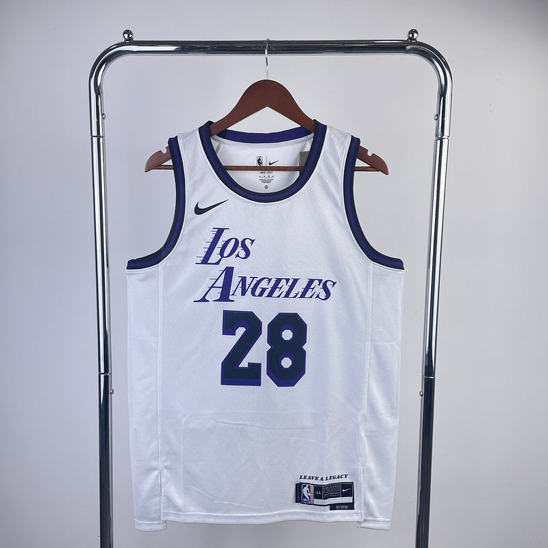 NBA Regata Los Angeles Lakers Masculina - Branca