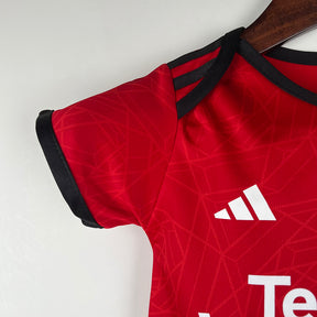 Body de Bebê Manchester United 23/24 - Vermelho | Futmantos