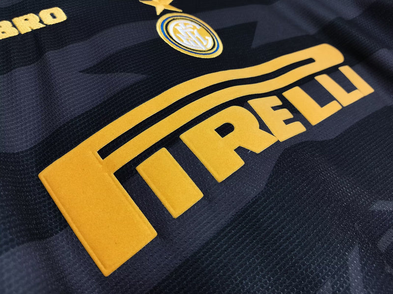 Camisa Inter de Milão Retrô 1997/1998 Preta - Umbro | Futmantos