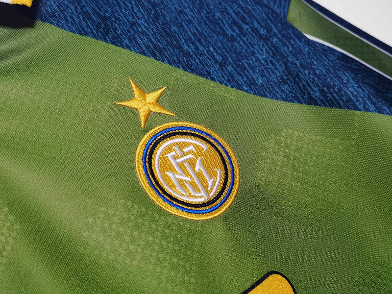 Camisa Inter de Milão Retrô 1995/1996 Cinza/Verde - Umbro | Futmantos