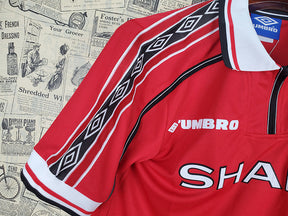 Camisa Manchester United I Retrô 1998/99 Umbro - Vermelho | Futmantos