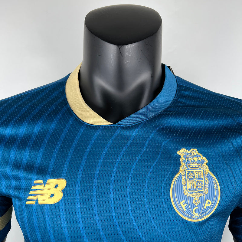 Camisa FC Porto lll 23/24 Jogador New Balance Masculina - Azul | Futmantos