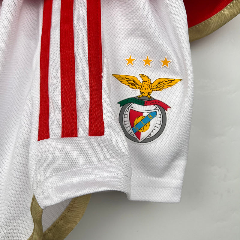 Kit Infantil Benfica 23/24 Adidas - Vermelho | Futmantos