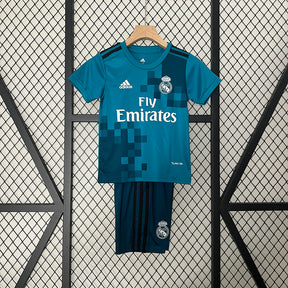 Kit Infantil Real Madrid III 2017/18 - Retrô | Futmantos