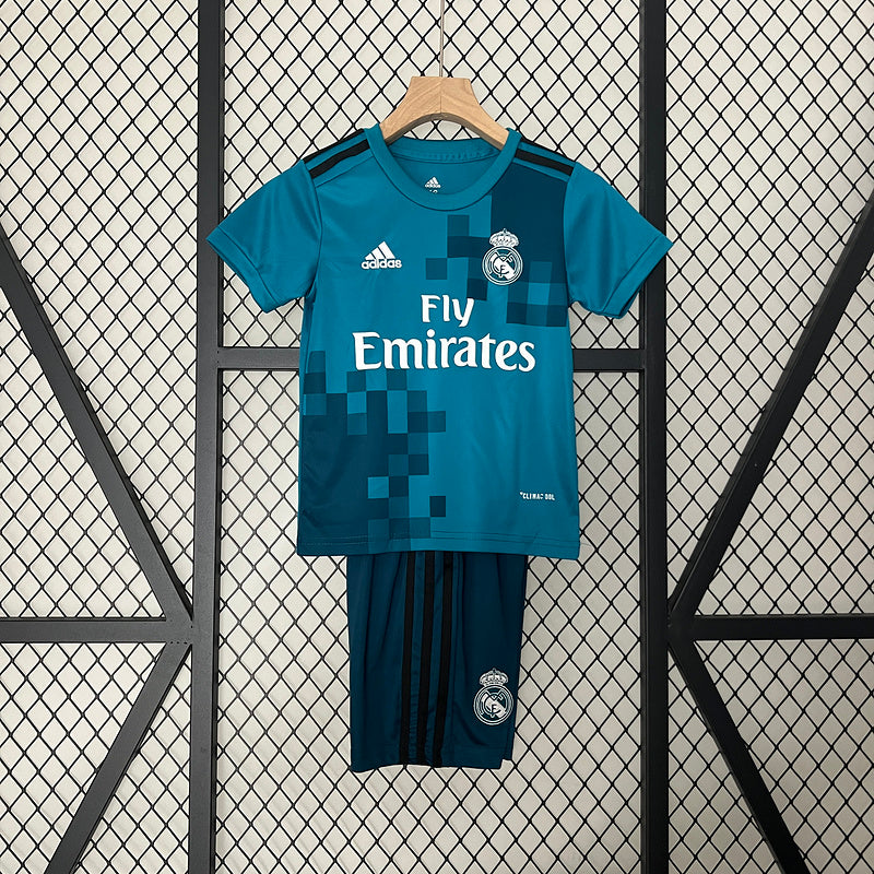 Kit Infantil Real Madrid III 2017/18 - Retrô | Futmantos