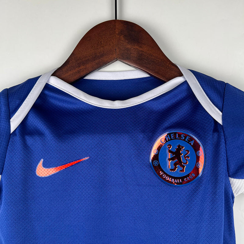 Body de Bebê Chelsea 23/24 - Azul | Futmantos