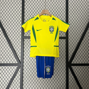 Kit Infantil Brasil 2002 Retrô | Futmantos