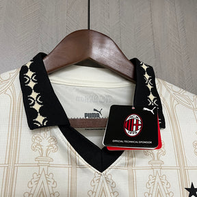 Camisa Milan X Pleasures IV 23/24 Puma - Branco | Futmantos