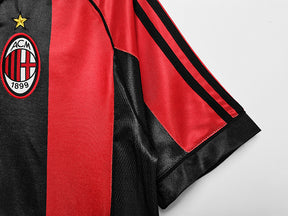 Camisa Milan Retrô 1998/1999 - Vermelha/Preta | Futmantos