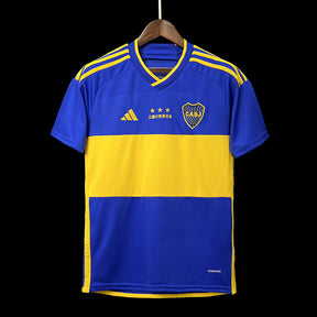 Camisa Boca Juniors - 23/24 - Azul/Amarelo - Ed. Aniversário | Futmantos