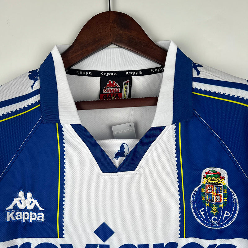 Camisa do Porto Retrô 97/99 Kappa Branca e Azul | Futmantos