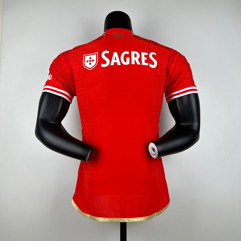 Camisa Benfica I 23/24 Jogador Adidas Masculina - Vermelho  | Futmantos