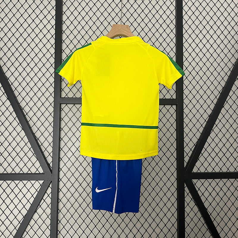 Kit Infantil Brasil 2002 Retrô | Futmantos