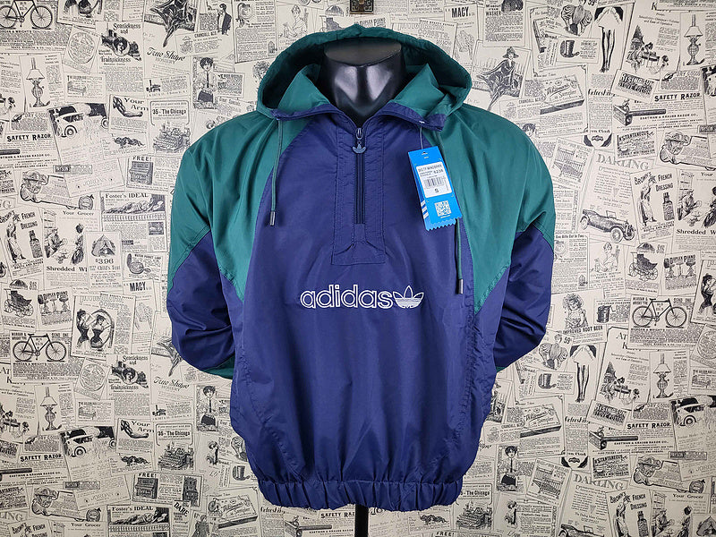 Corta Vento Adidas - Azul/Verde