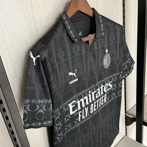 Camisa Milan X Pleasures IV 23/24 - Preto | Futmantos
