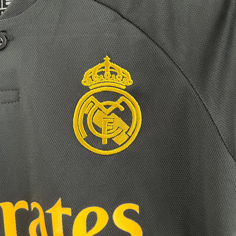 Kit Infantil Real Madrid III 24/25 - Preto | Futmantos