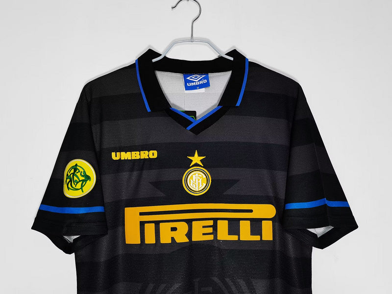 Camisa Inter de Milão Retrô 1997/1998 Preta - Umbro | Futmantos