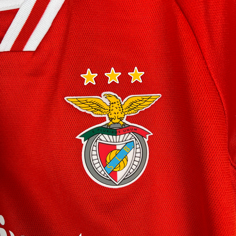 Kit Infantil Benfica 23/24 Adidas - Vermelho | Futmantos