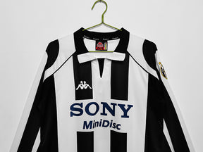 Camisa Manga Longa Juventus 1997/1998 - Preta/Branca | Futmantos