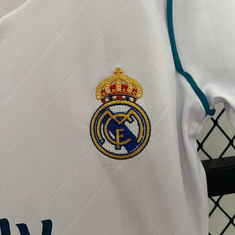 Kit Infantil Real Madrid 2017/18 - Retrô | Futmantos