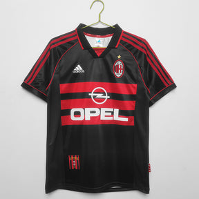 Camisa Milan Retrô 1998/1999 Preta | Futmantos