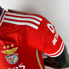 Camisa Benfica I 23/24 Jogador Adidas Masculina - Vermelho  | Futmantos