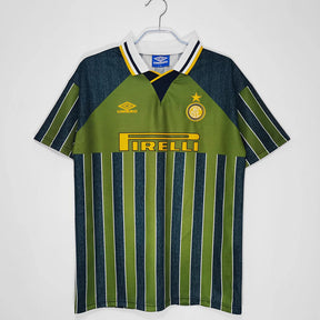 Camisa Inter de Milão Retrô 1995/1996 Cinza/Verde - Umbro | Futmantos