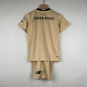 Kit Infantil FC Porto 23/24 New Balance - Dourado | Futmantos